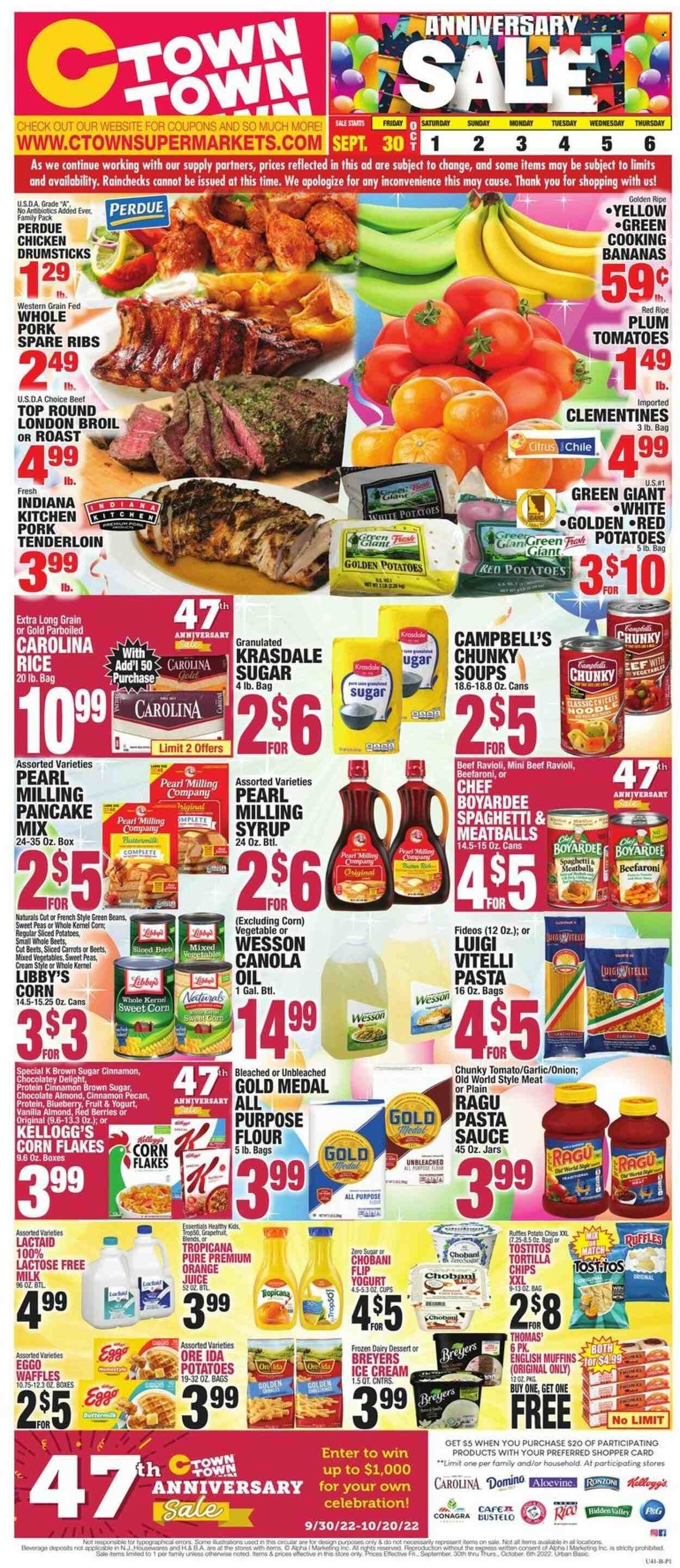 C-Town (CT, FL, MA, NJ, NY, PA) Weekly Ad Flyer Specials September 30 to October 6, 2022