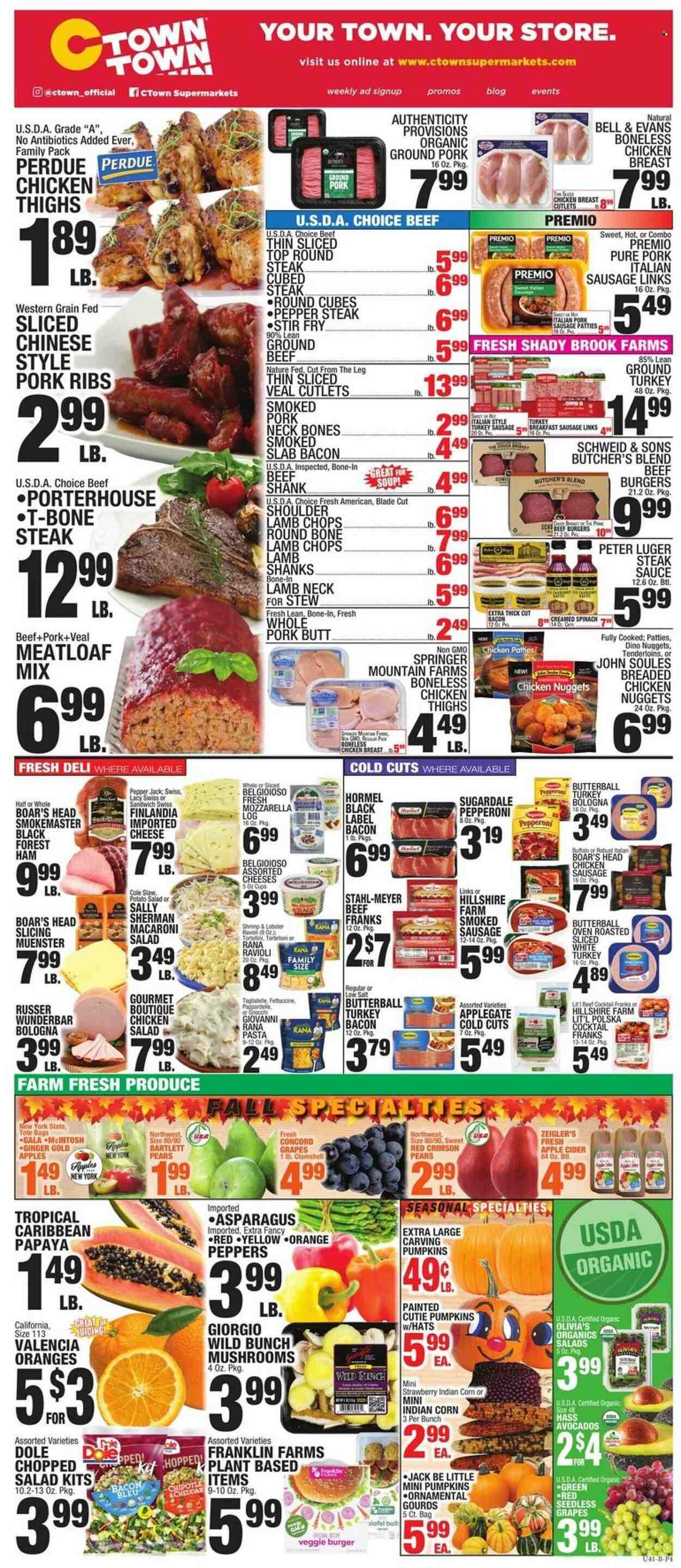 C-Town (CT, FL, MA, NJ, NY, PA) Weekly Ad Flyer Specials September 30 to October 6, 2022