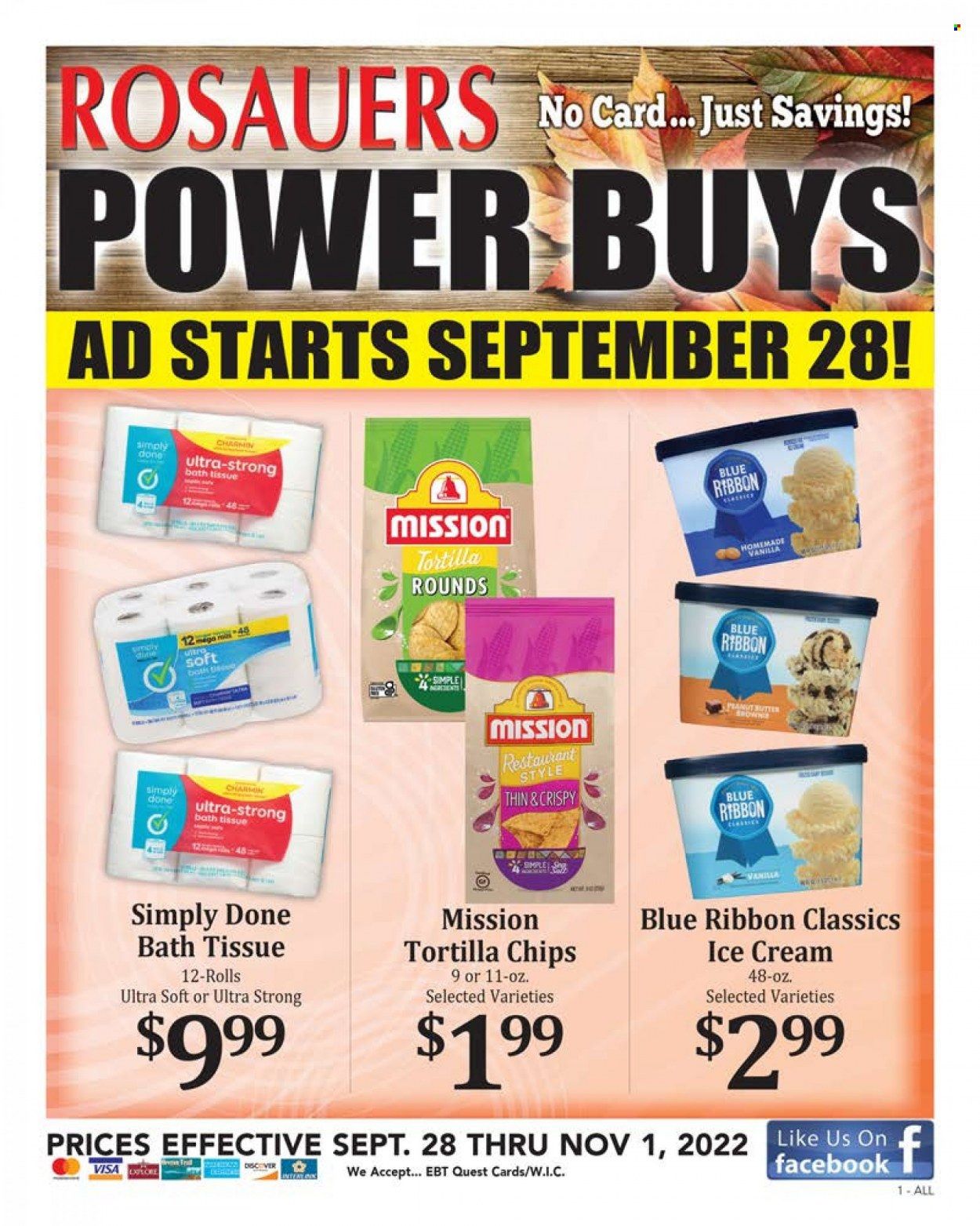 Rosauers (ID, MT, OR, WA) Weekly Ad Flyer Specials September 28 to November 1, 2022