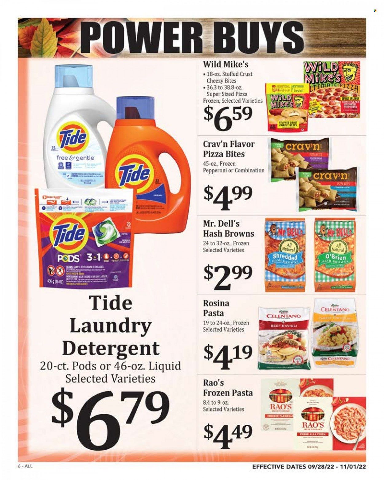 Rosauers (ID, MT, OR, WA) Weekly Ad Flyer Specials September 28 to November 1, 2022