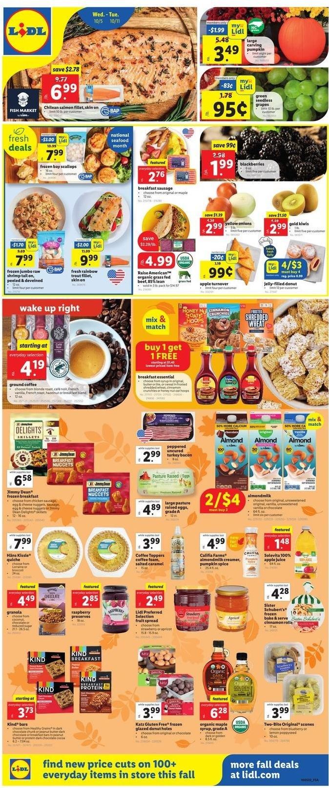 Lidl (GA, MD, NC, NJ, PA, SC, VA) Weekly Ad Flyer Specials October 5 to October 11, 2022