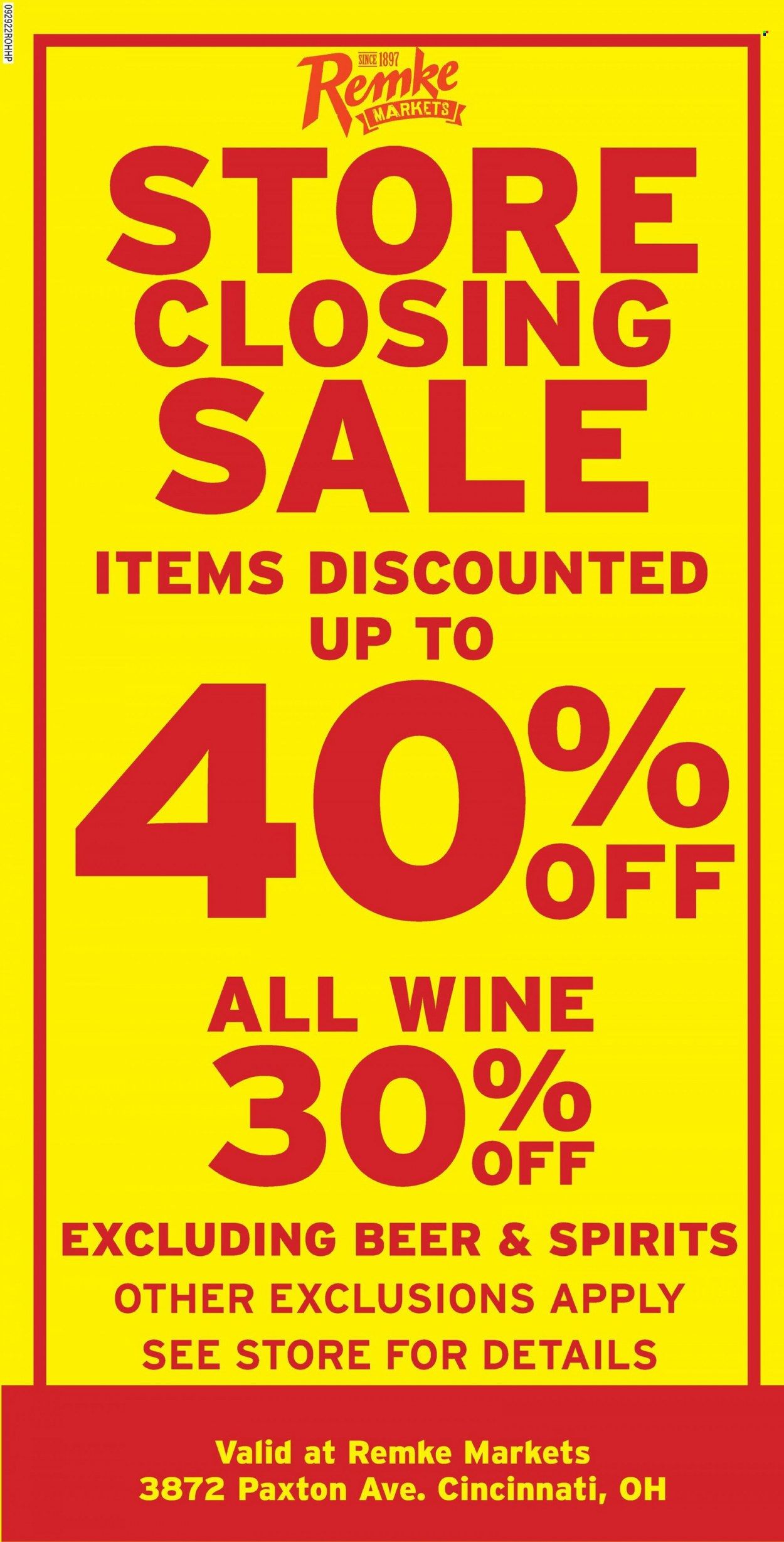 Remke (OH) Promotions & Flyer Specials October 2022