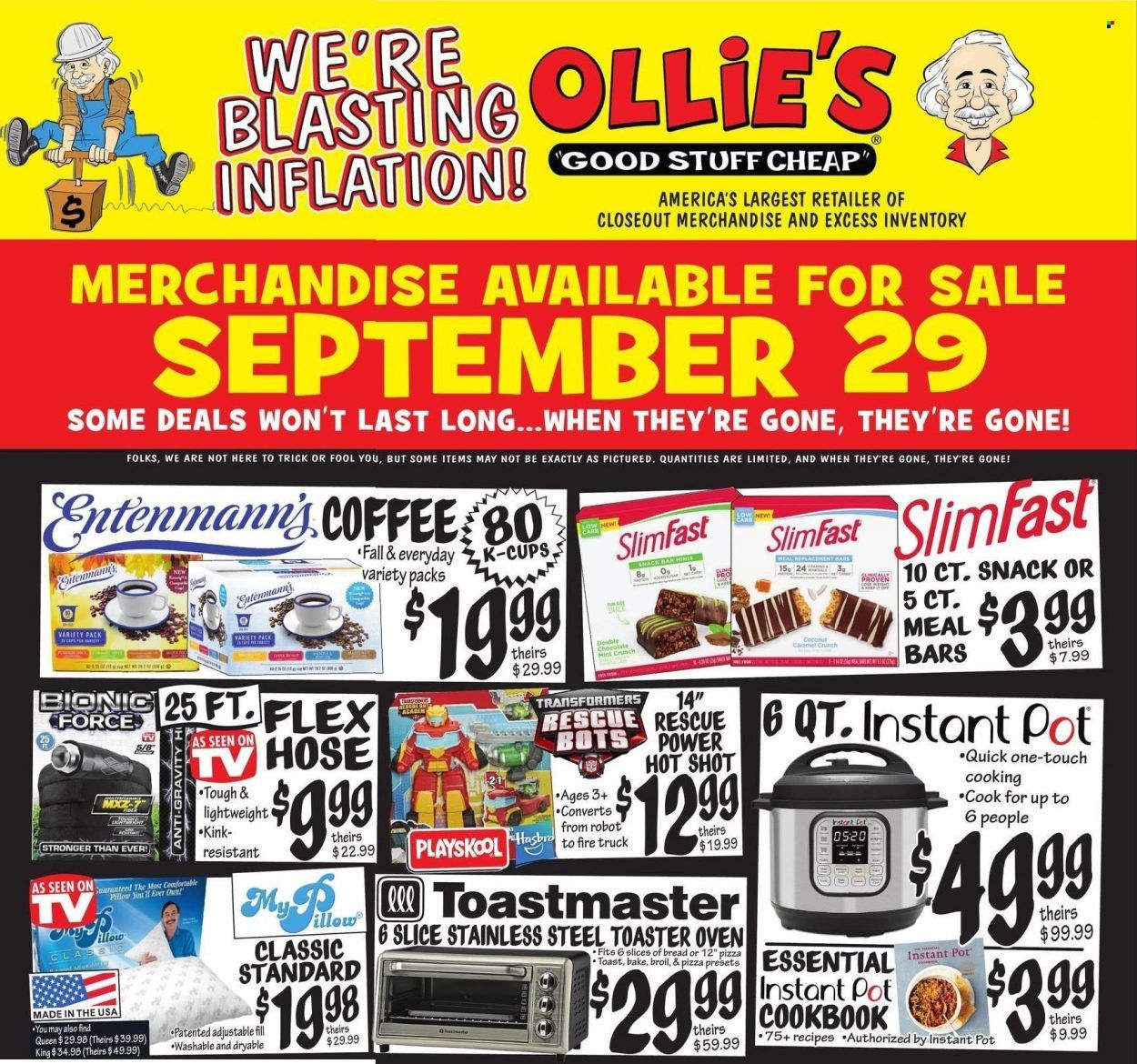 Ollie's Bargain Outlet Weekly Ad Flyer Specials September 29 to October 5, 2022