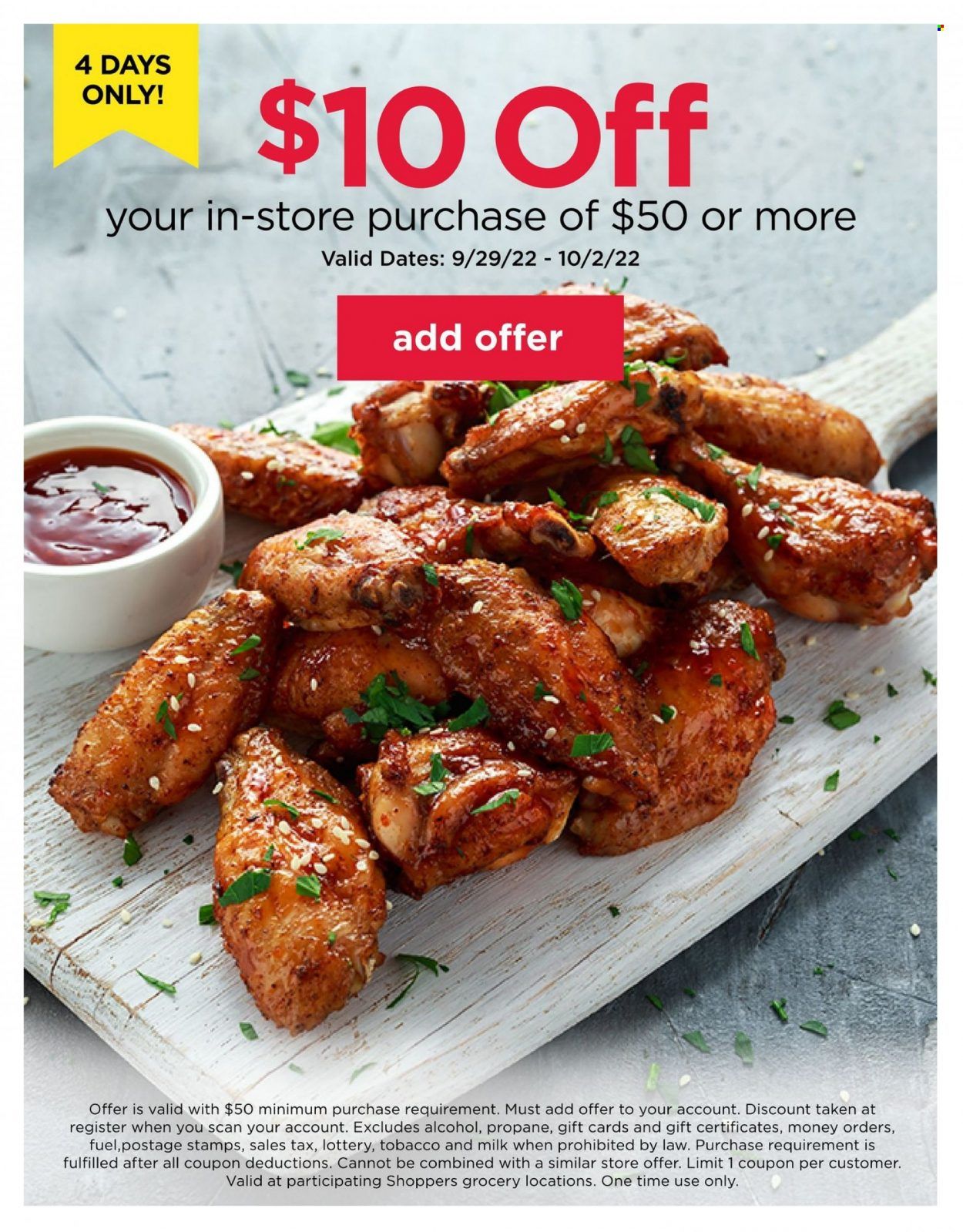 Shoppers (MD, VA) Weekly Ad Flyer Specials September 29 to October 2, 2022
