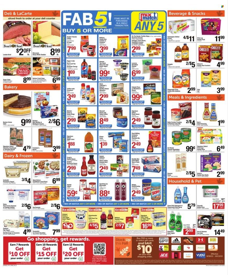 Star Market Weekly Ad Flyer Specials September 30 to October 6, 2022