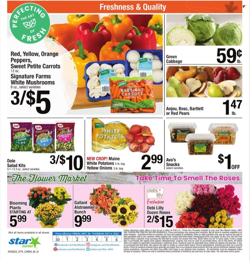 Star Market Weekly Ad Flyer Specials September 30 to October 6, 2022