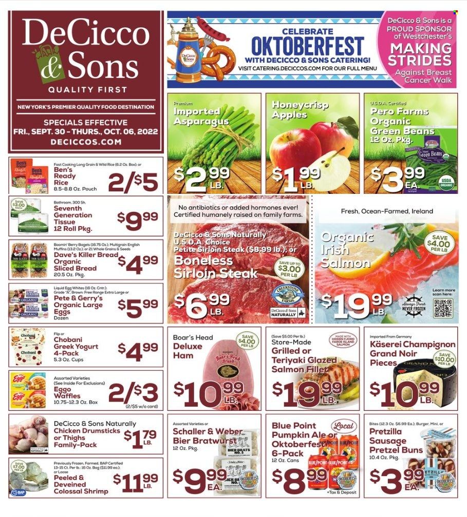 DeCicco & Sons (NY) Weekly Ad Flyer Specials September 30 to October 6, 2022