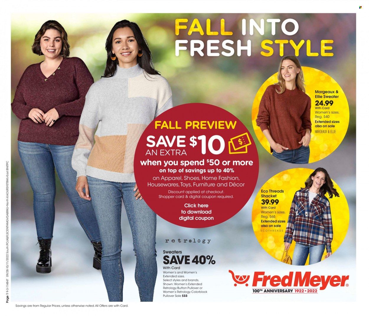 Fred Meyer Weekly Ad Flyer Specials September 28 to October 11, 2022