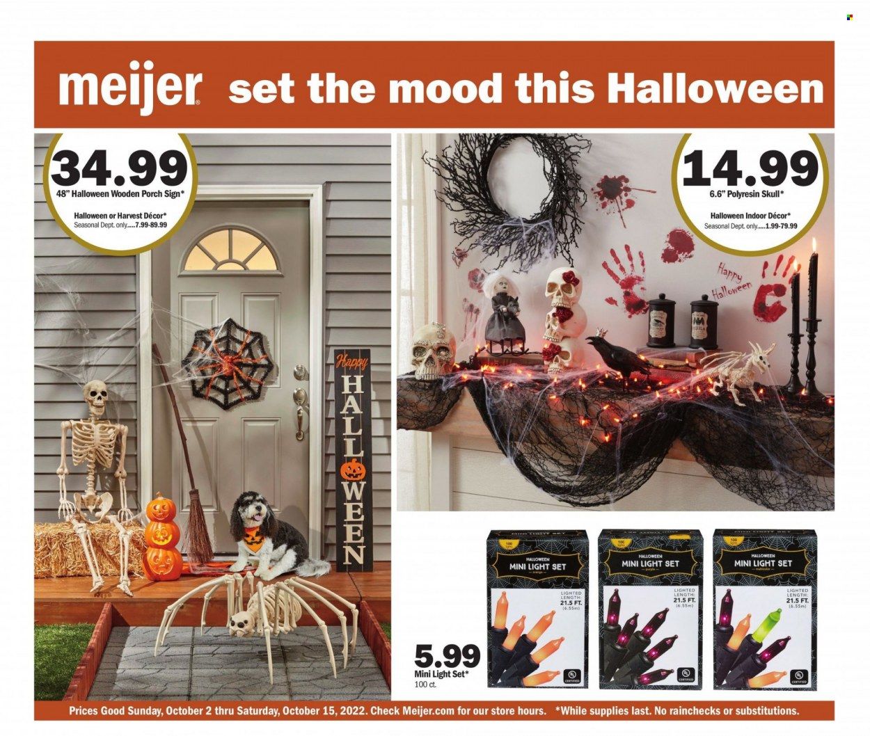 Meijer (IL, IN, KY, MI, OH, WI) Weekly Ad Flyer Specials October 2 to October 15, 2022