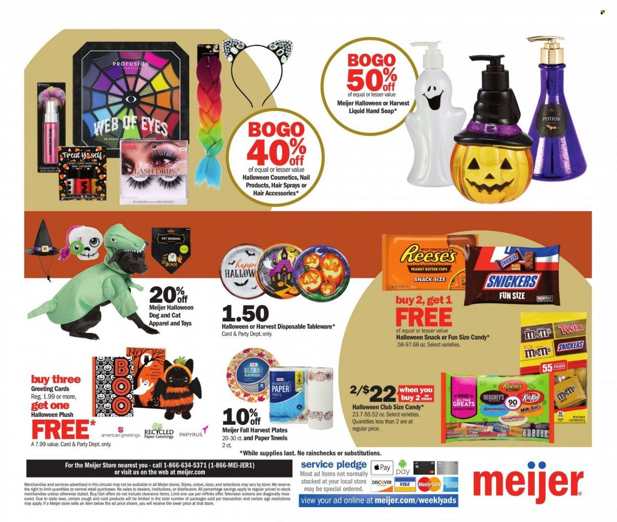 Meijer (IL, IN, KY, MI, OH, WI) Weekly Ad Flyer Specials October 2 to October 15, 2022