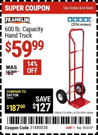 Harbor Freight Weekly Ad Flyer Specials September 30 to October 2, 2022
