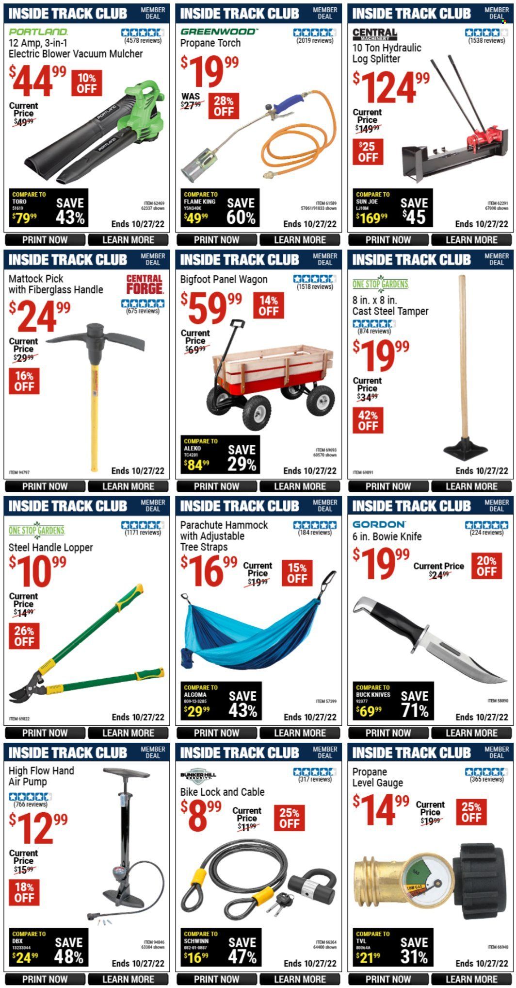 Harbor Freight Weekly Ad Flyer Specials September 30 to October 27, 2022
