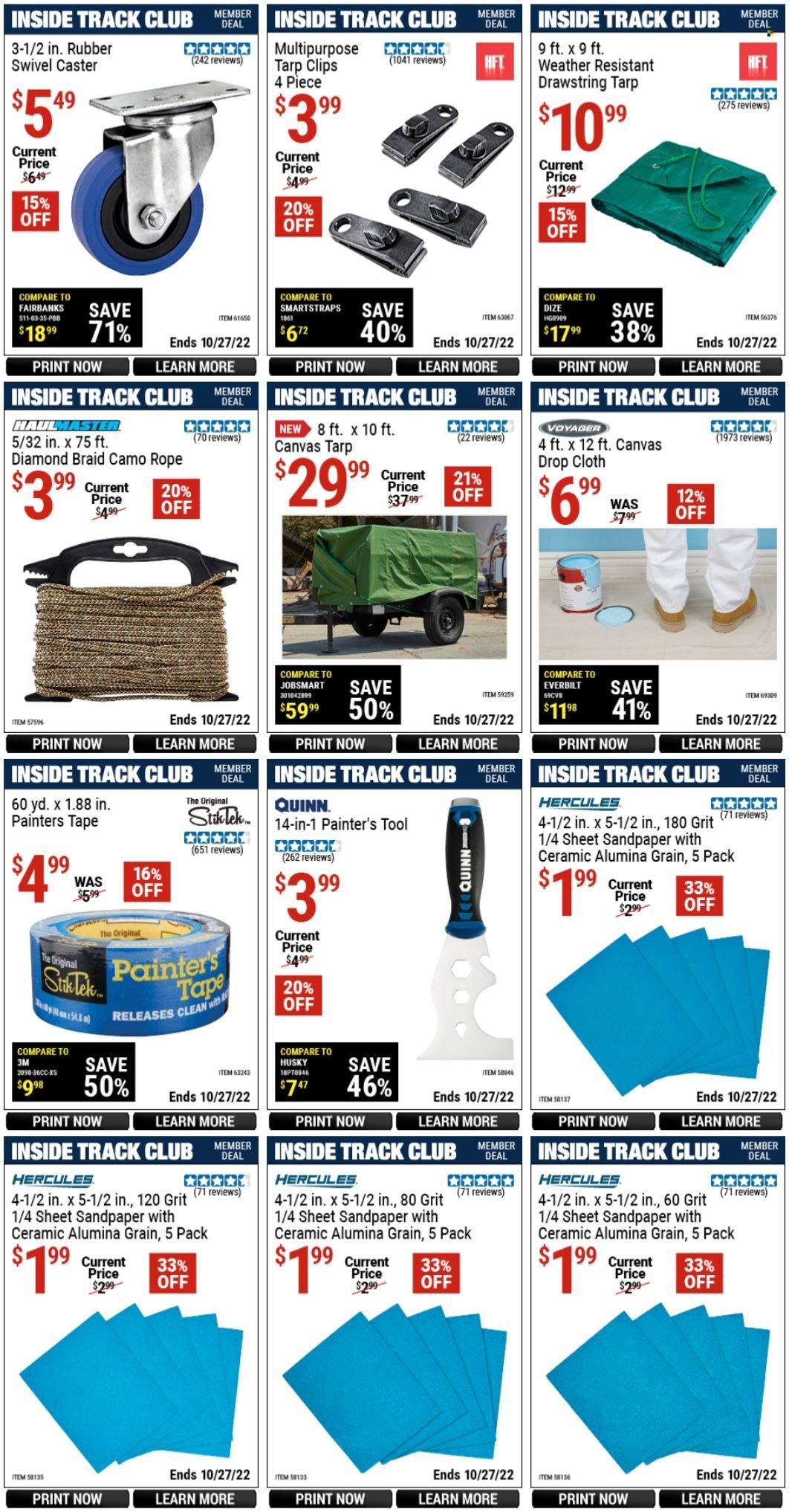 Harbor Freight Weekly Ad Flyer Specials September 30 to October 27, 2022
