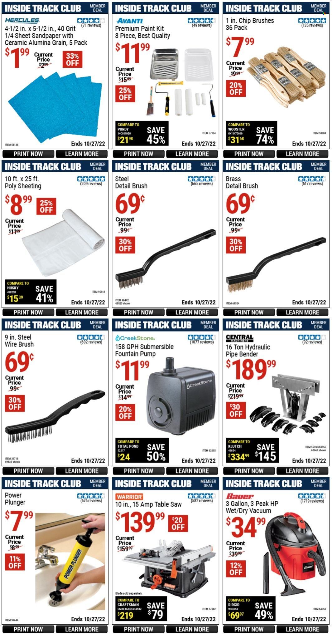 Harbor Freight Weekly Ad Flyer Specials September 30 to October 27, 2022