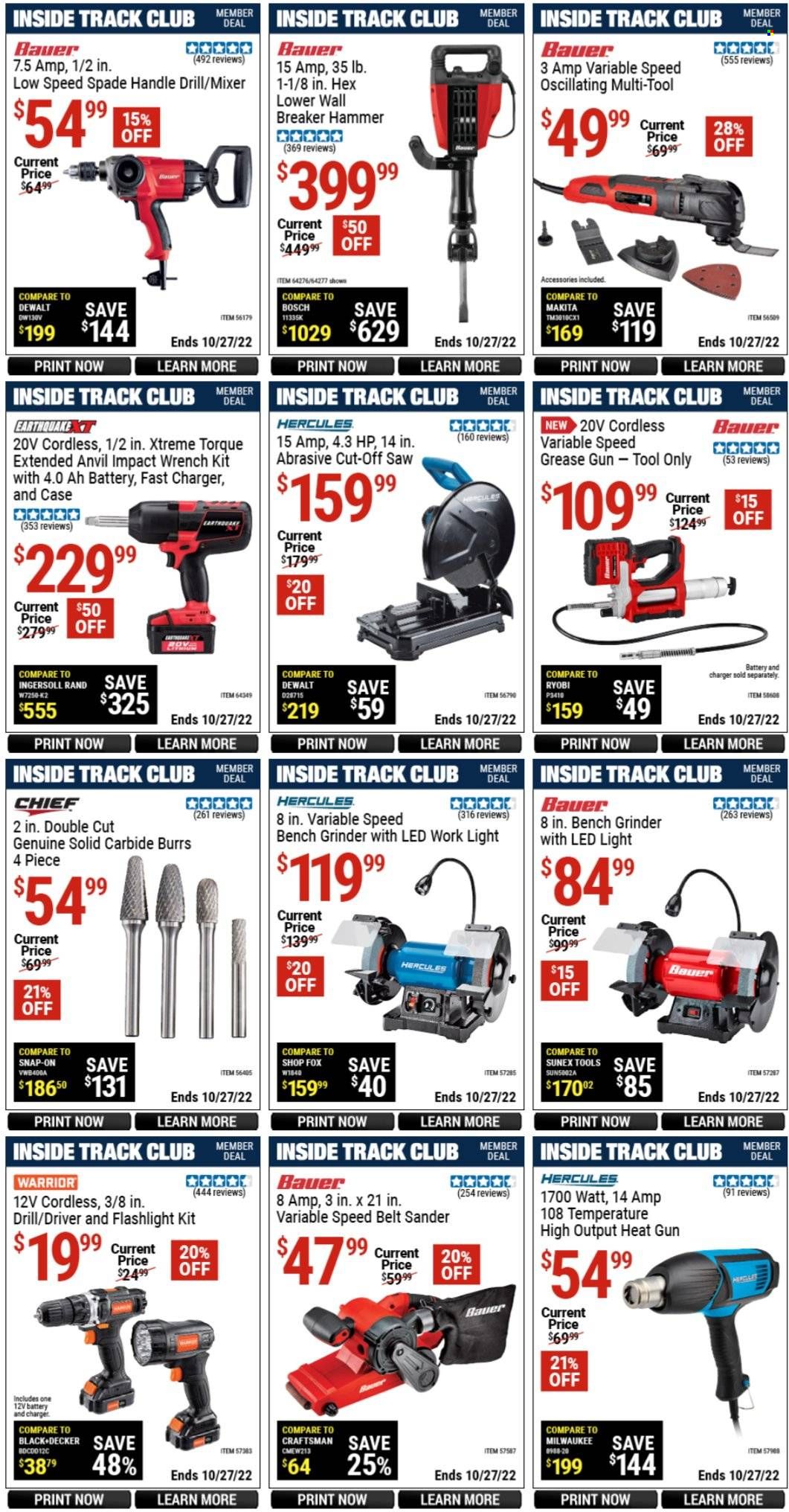 Harbor Freight Weekly Ad Flyer Specials September 30 to October 27, 2022