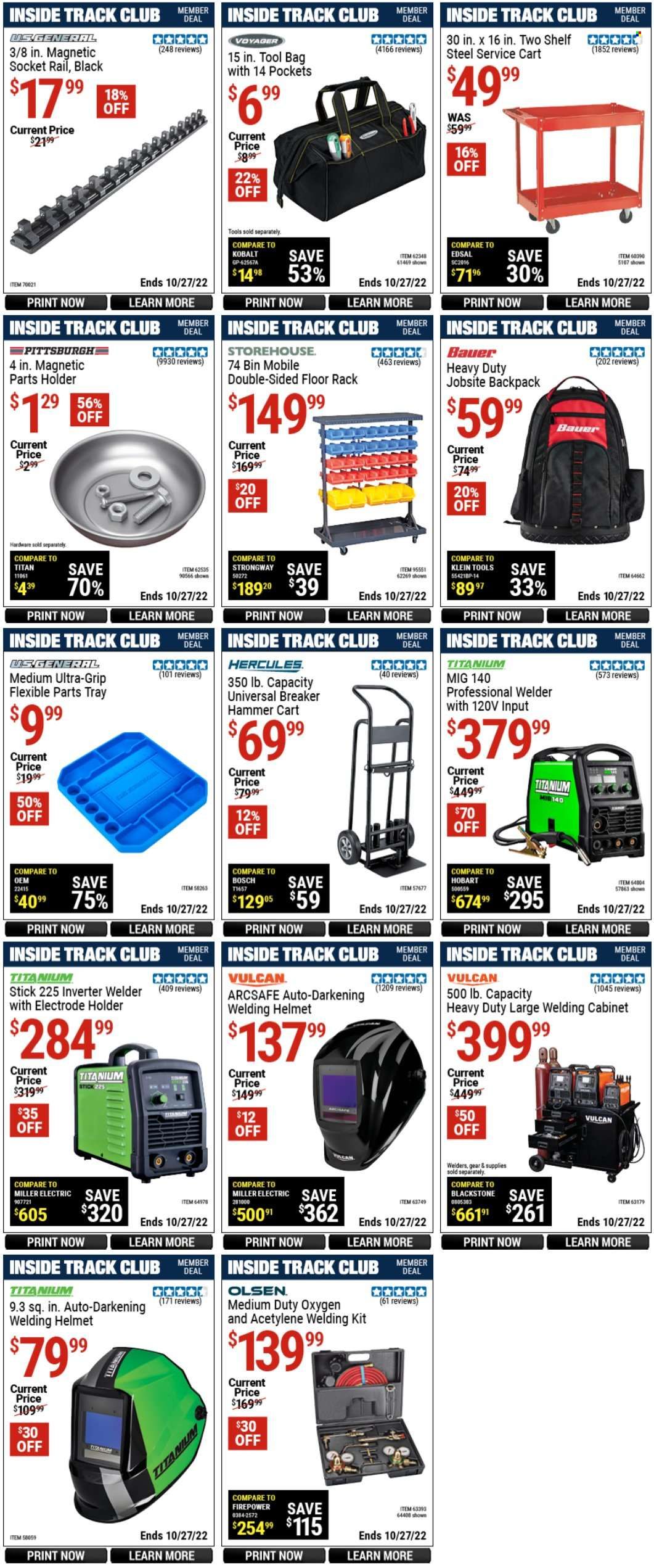 Harbor Freight Weekly Ad Flyer Specials September 30 to October 27, 2022