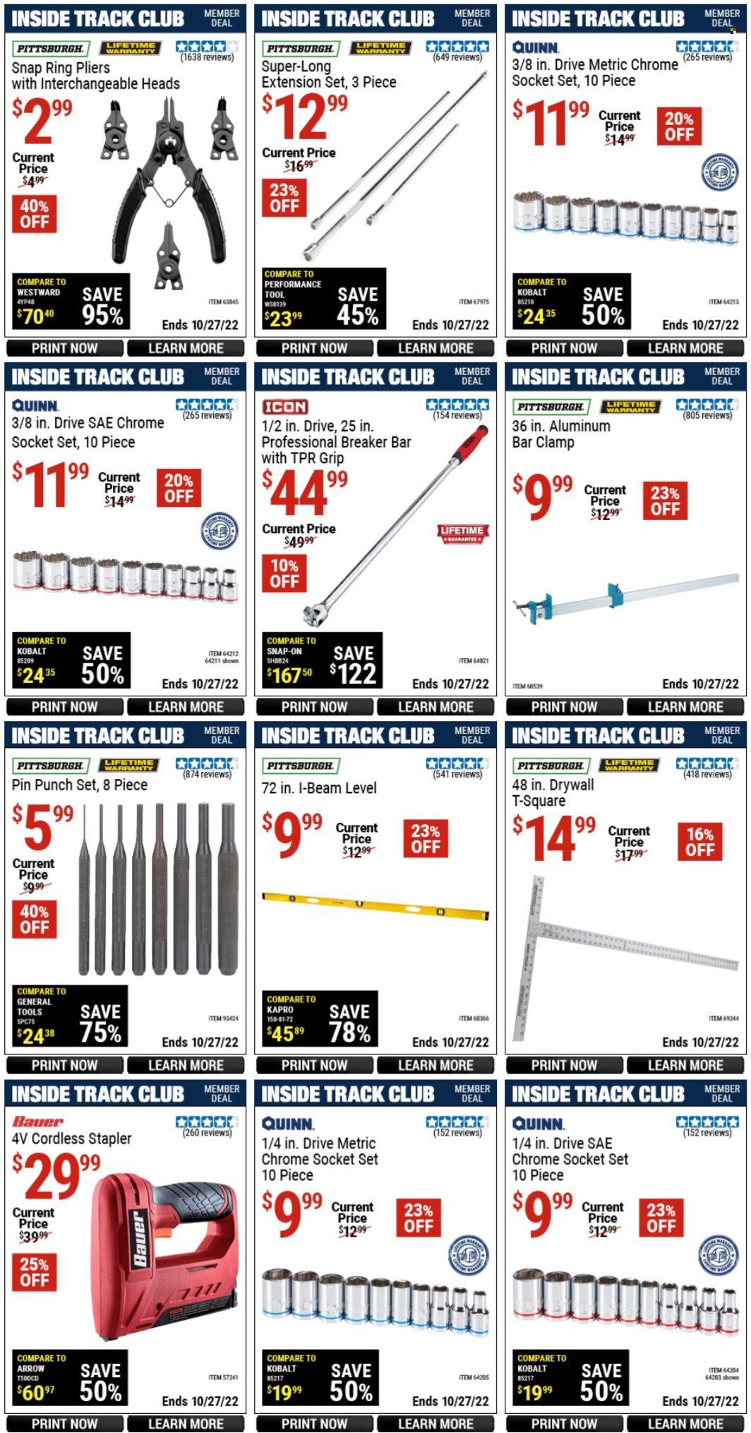 Harbor Freight Weekly Ad Flyer Specials September 30 to October 27, 2022