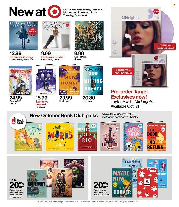 Target Weekly Ad Flyer Specials October 2 to October 8, 2022