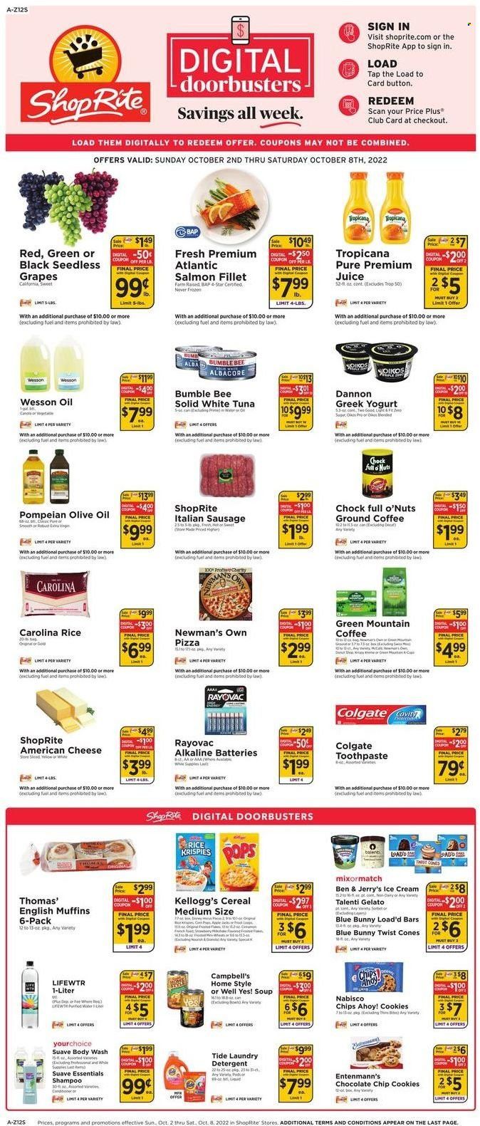 ShopRite (CT, DE, MD, NJ, NY, PA) Weekly Ad Flyer Specials October 2 to October 8, 2022