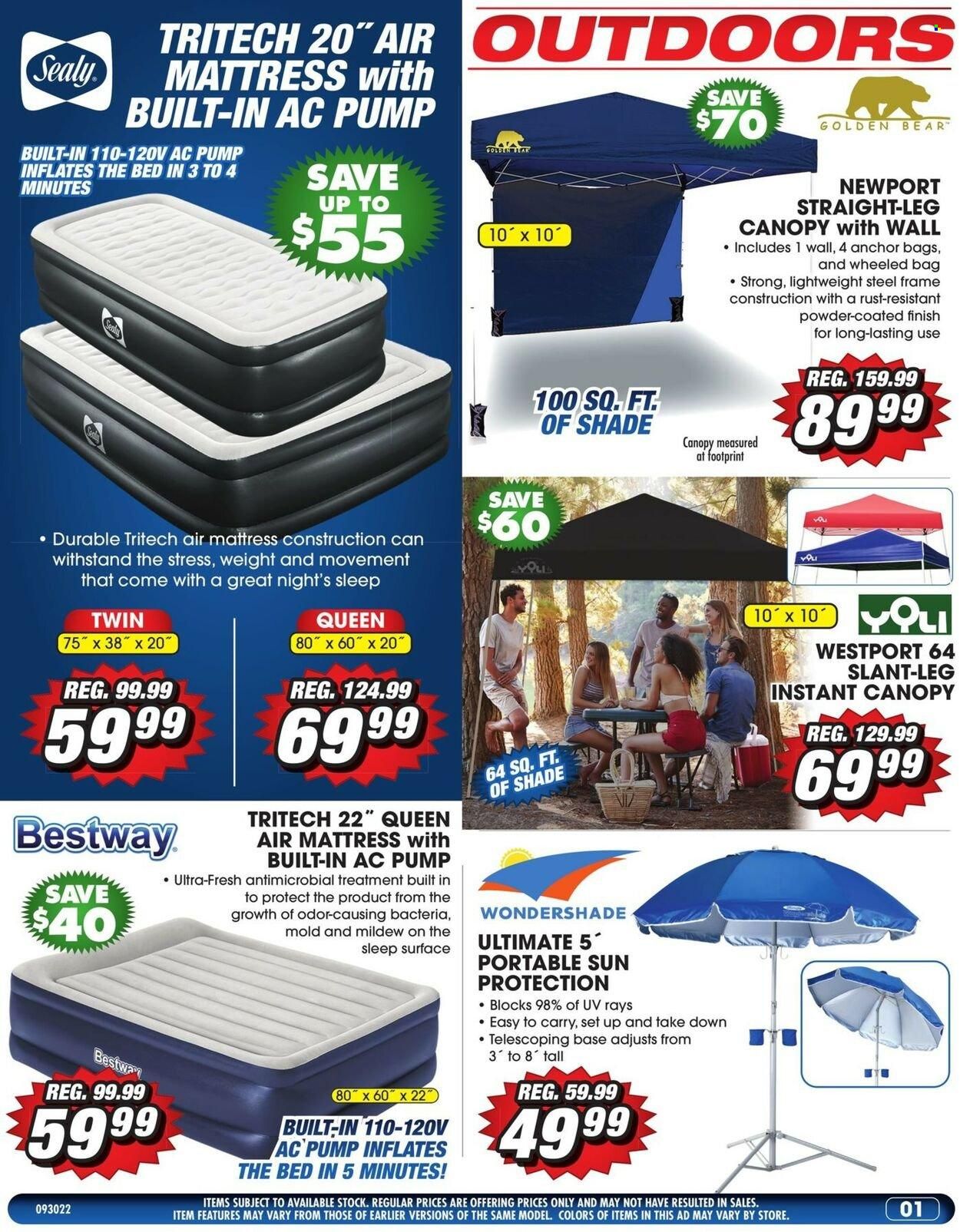 Big 5 (AZ, CA, CO, ID, NM, OR, UT, WA) Weekly Ad Flyer Specials September 30 to October 6, 2022