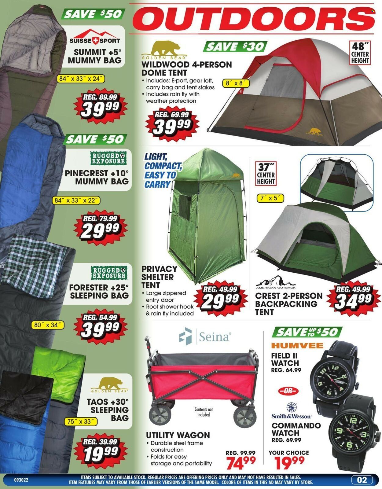 Big 5 (AZ, CA, CO, ID, NM, OR, UT, WA) Weekly Ad Flyer Specials September 30 to October 6, 2022