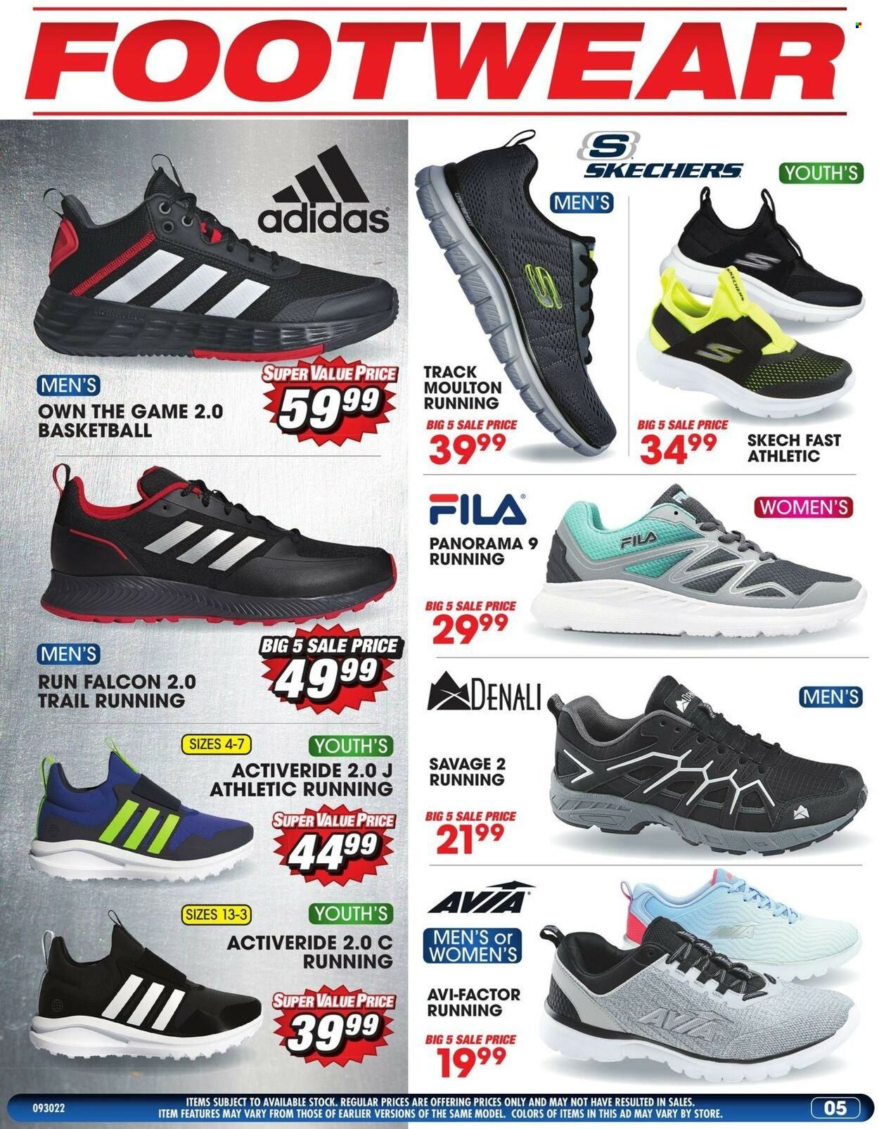 Big 5 (AZ, CA, CO, ID, NM, OR, UT, WA) Weekly Ad Flyer Specials September 30 to October 6, 2022
