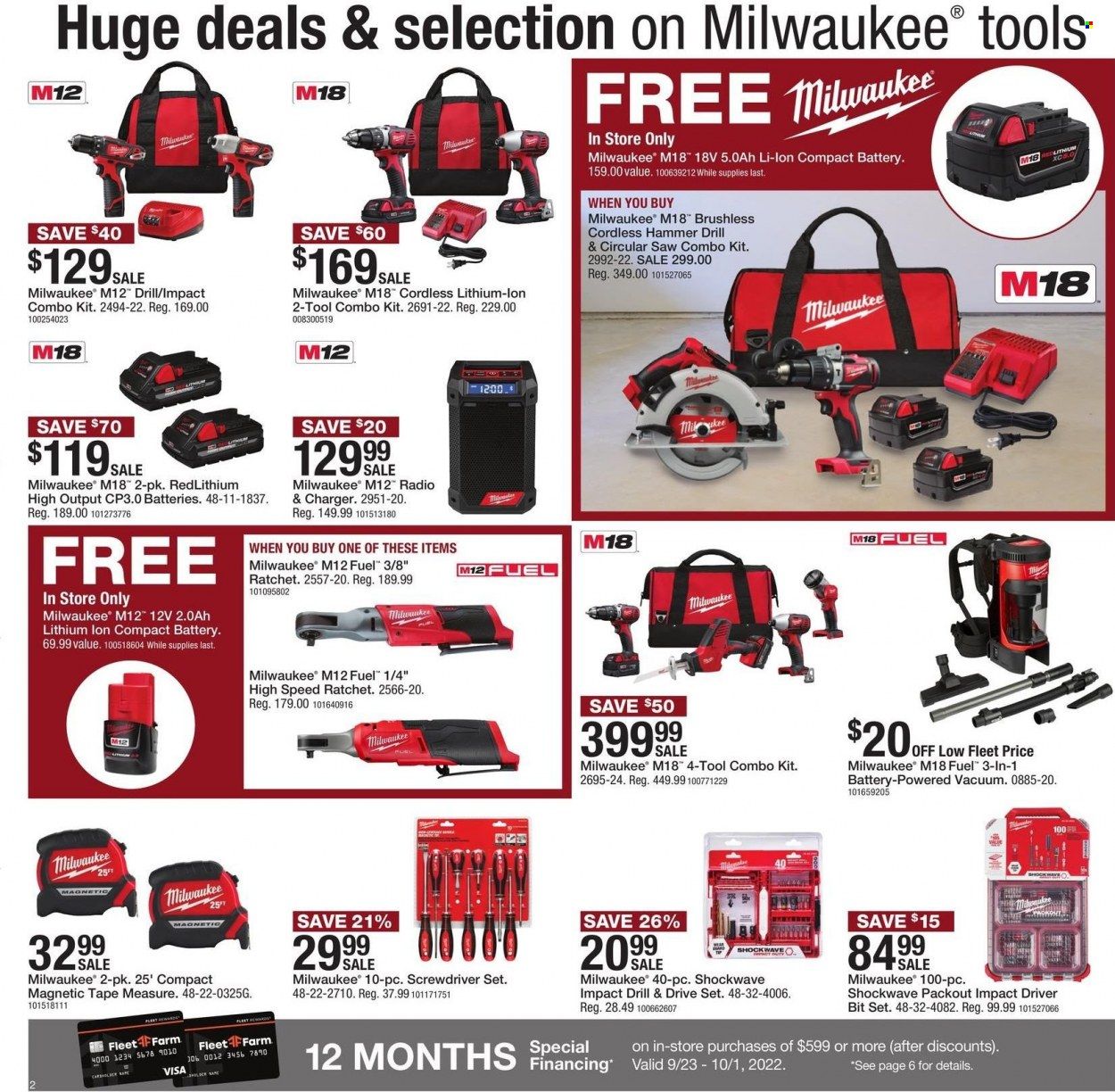 Fleet Farm (IA, MN, ND, WI) Weekly Ad Flyer Specials September 23 to October 15, 2022
