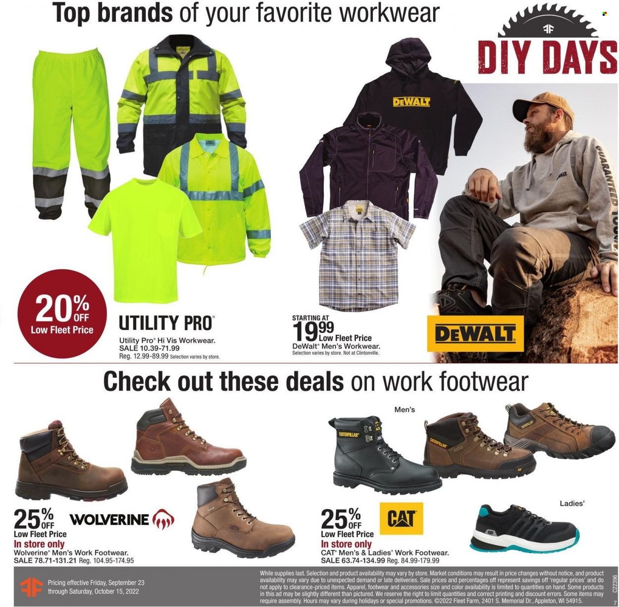 Fleet Farm (IA, MN, ND, WI) Weekly Ad Flyer Specials September 23 to October 15, 2022
