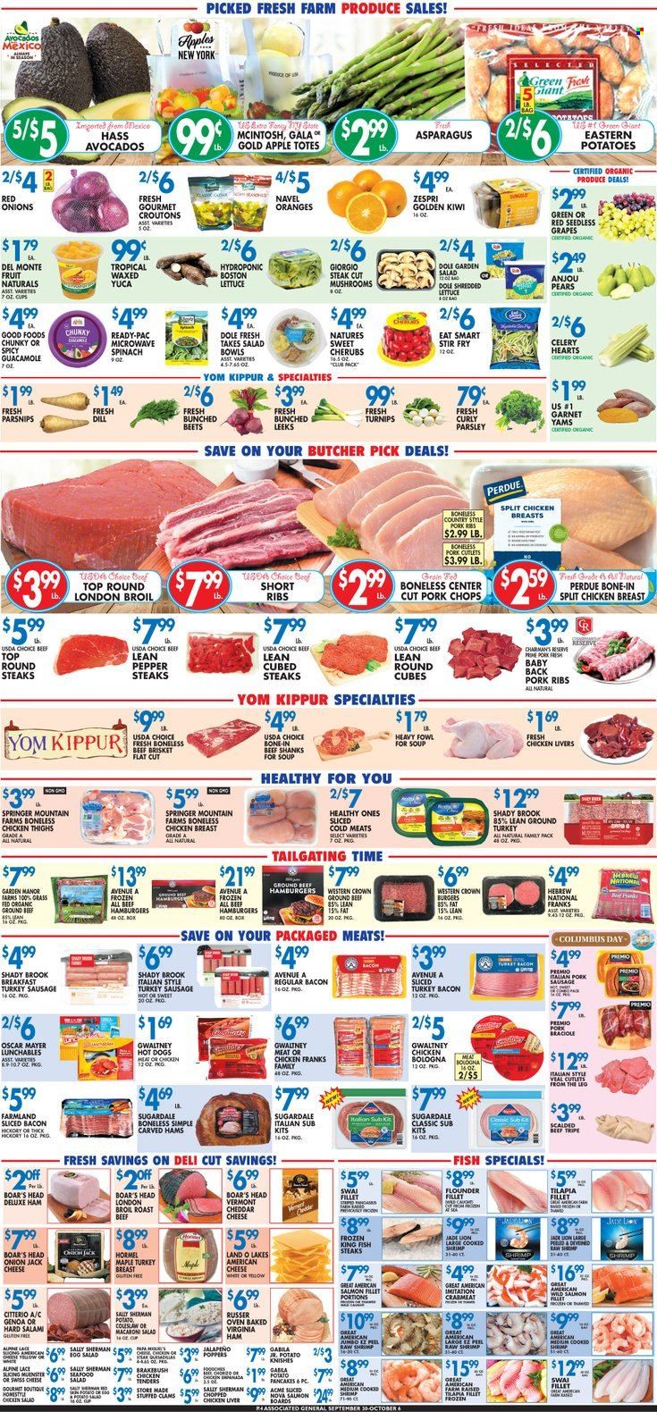 Associated Supermarkets (NY) Weekly Ad Flyer Specials September 30 to October 6, 2022