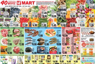 Hmart Weekly Ad Flyer Specials September 30 to October 6, 2022