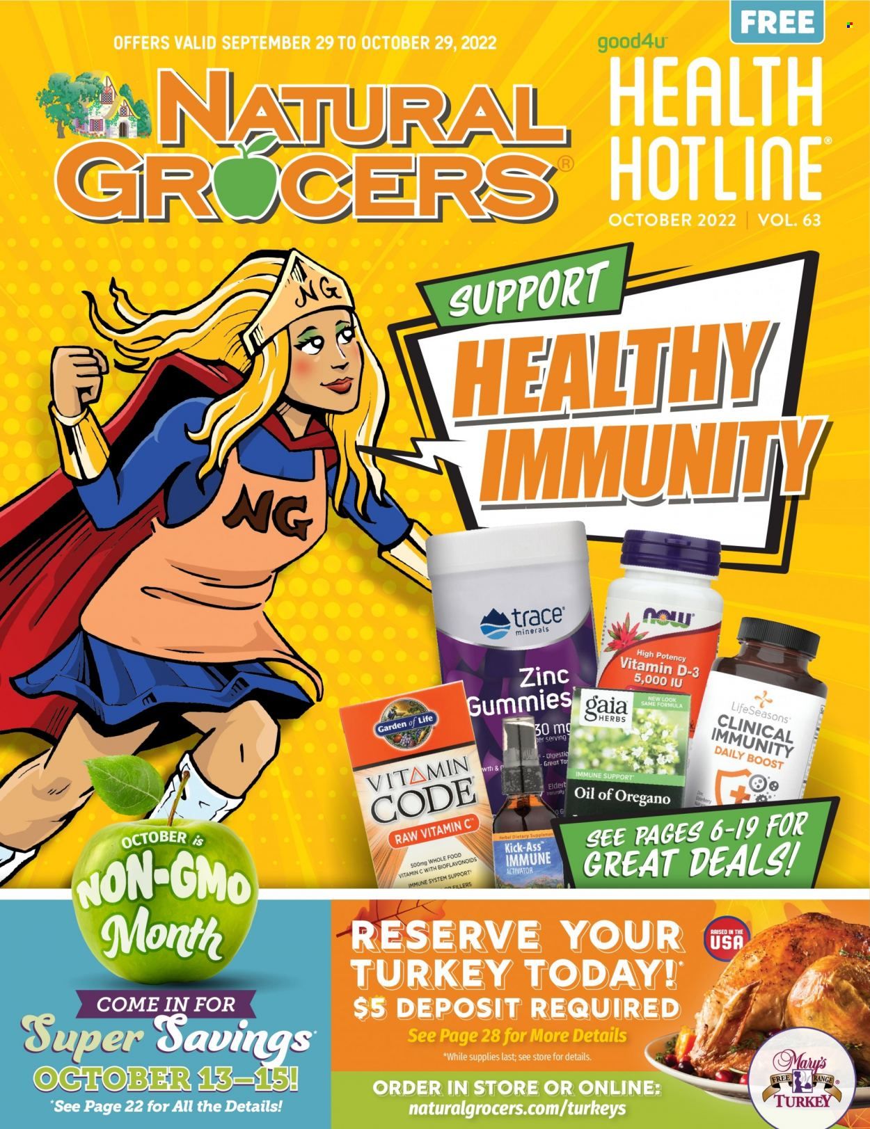 Natural Grocers Weekly Ad Flyer Specials September 29 to October 29, 2022