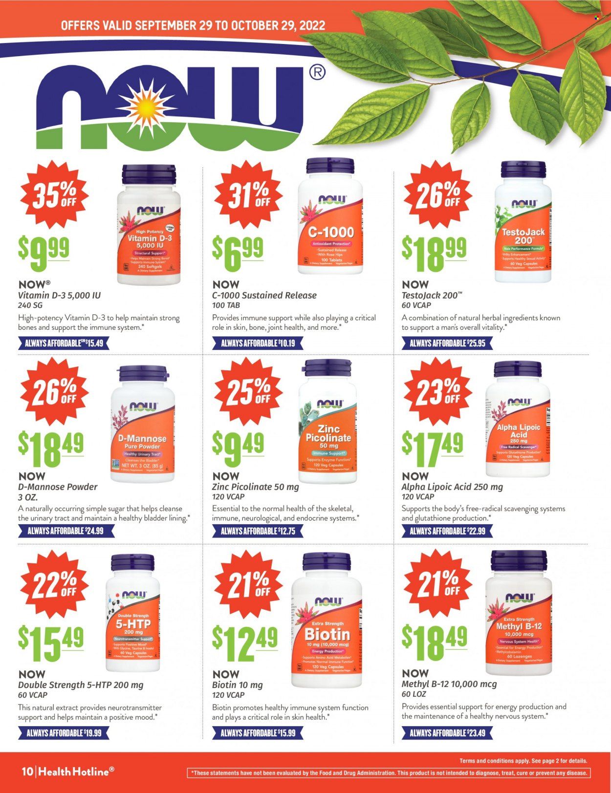 Natural Grocers Weekly Ad Flyer Specials September 29 to October 29, 2022