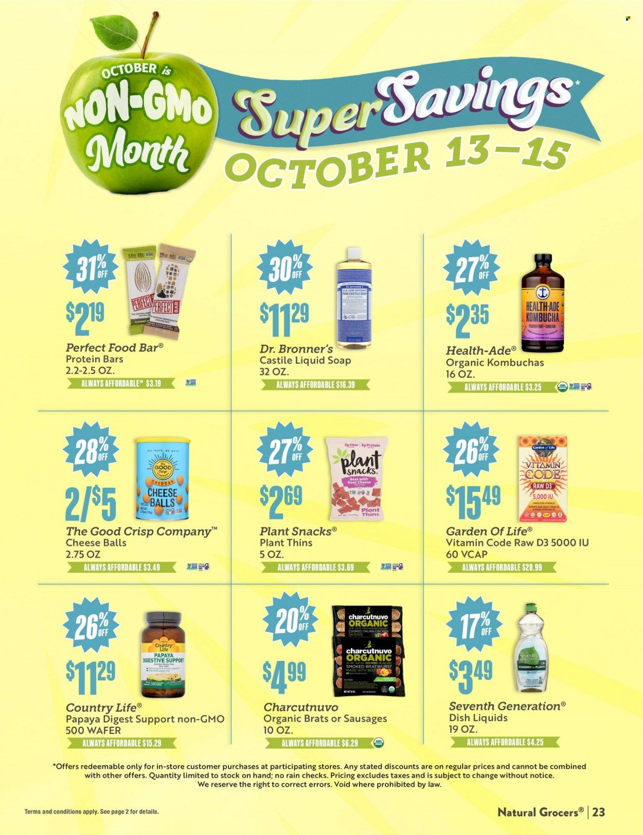 Natural Grocers Weekly Ad Flyer Specials September 29 to October 29, 2022