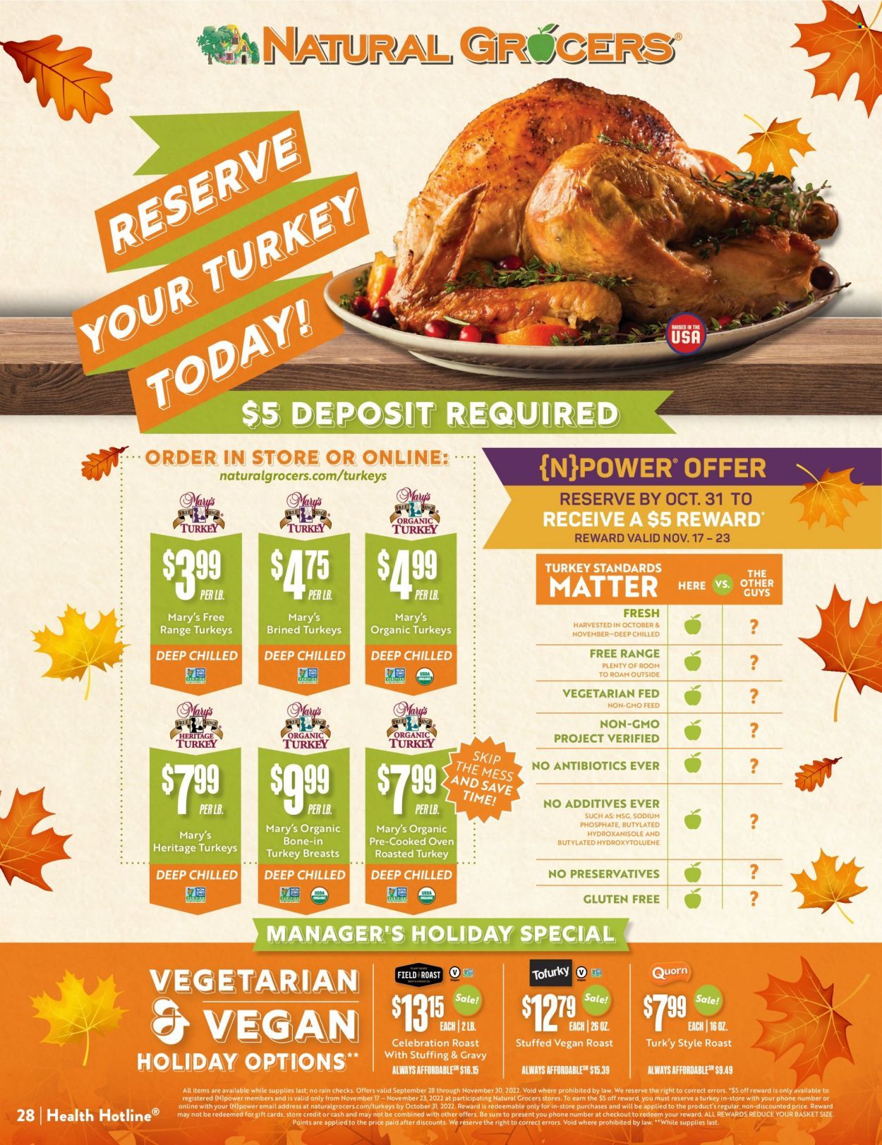 Natural Grocers Weekly Ad Flyer Specials September 29 to October 29, 2022
