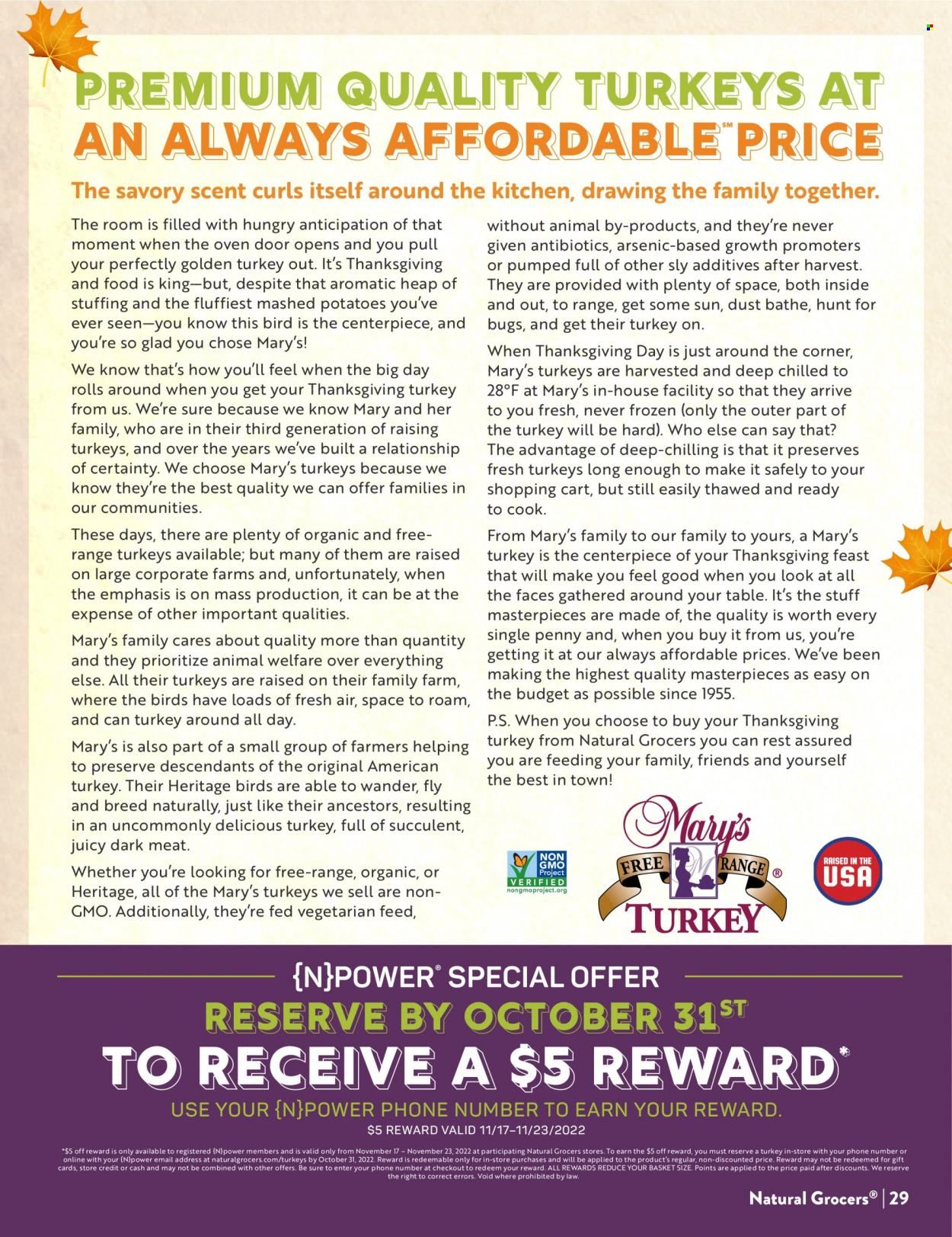 Natural Grocers Weekly Ad Flyer Specials September 29 to October 29, 2022