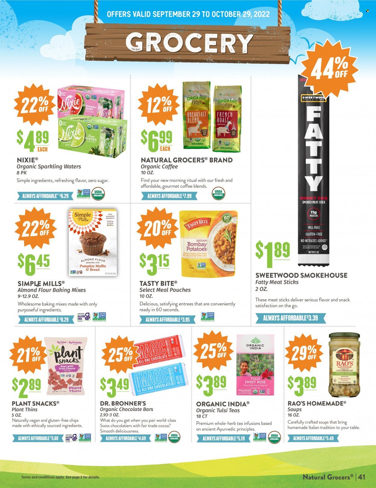 Natural Grocers Weekly Ad Flyer Specials September 29 to October 29, 2022