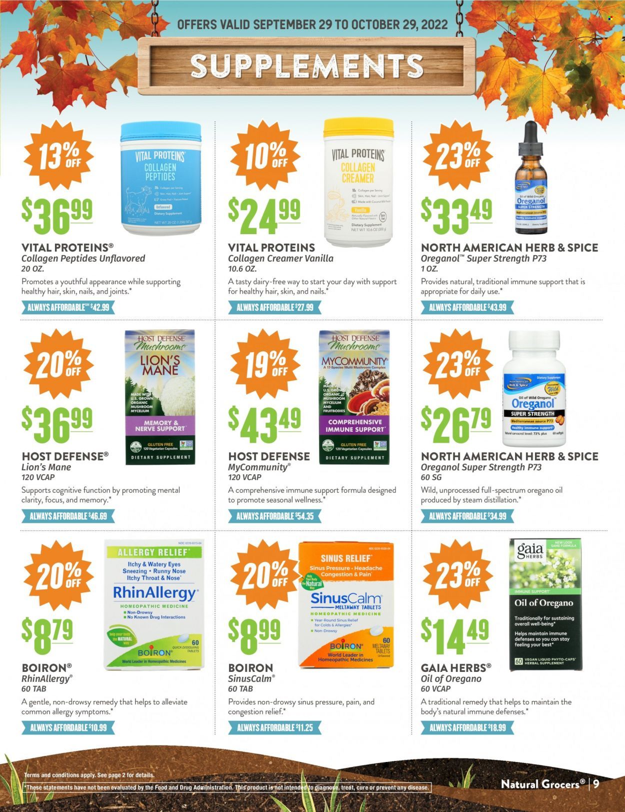 Natural Grocers Weekly Ad Flyer Specials September 29 to October 29, 2022