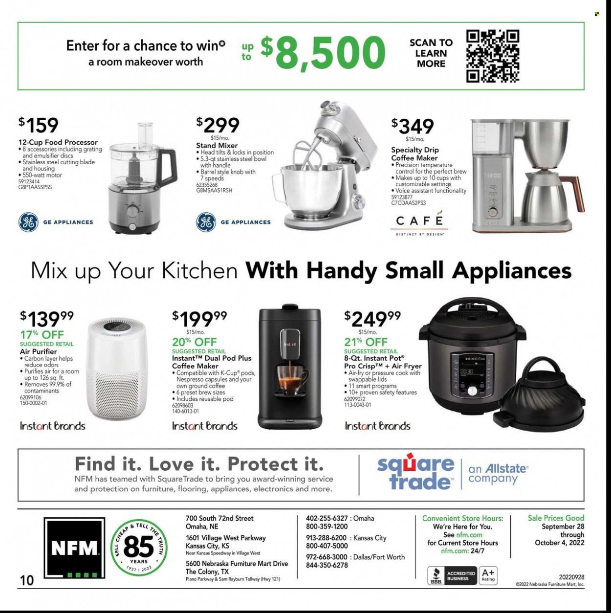 Nebraska Furniture Mart (IA, KS, NE, TX) Weekly Ad Flyer Specials September 28 to October 4, 2022