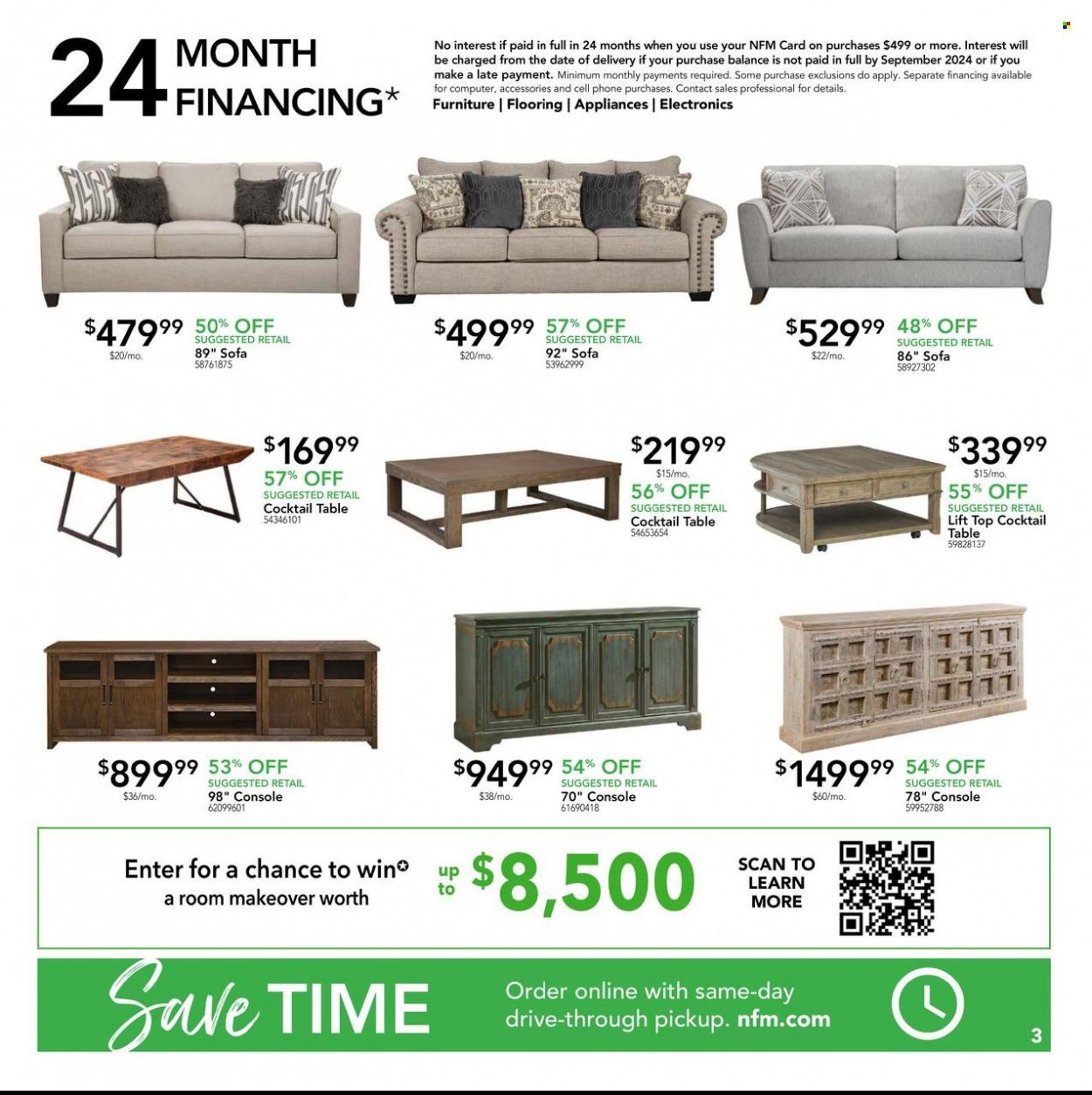 Nebraska Furniture Mart (IA, KS, NE, TX) Weekly Ad Flyer Specials September 28 to October 4, 2022