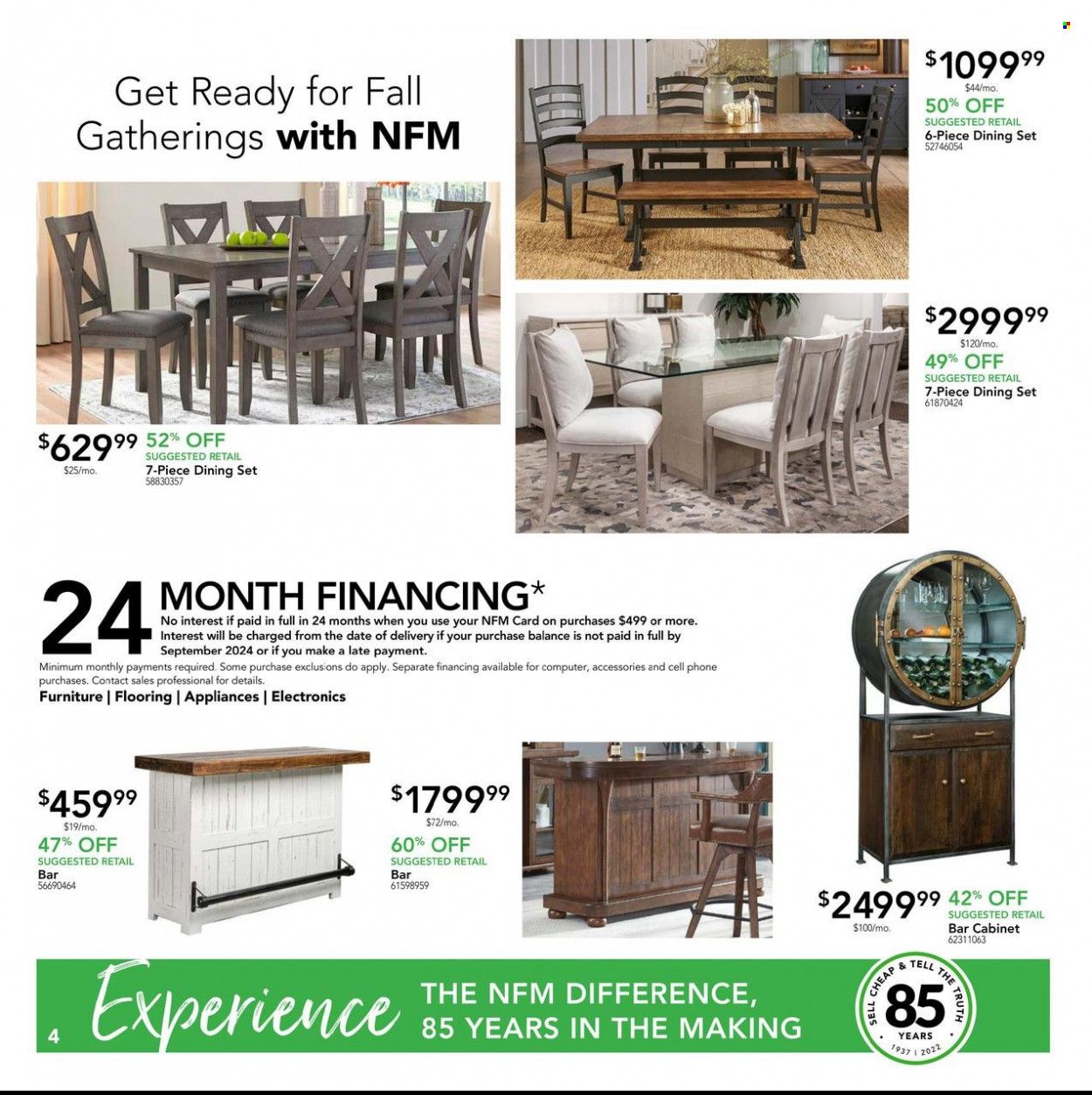 Nebraska Furniture Mart (IA, KS, NE, TX) Weekly Ad Flyer Specials September 28 to October 4, 2022