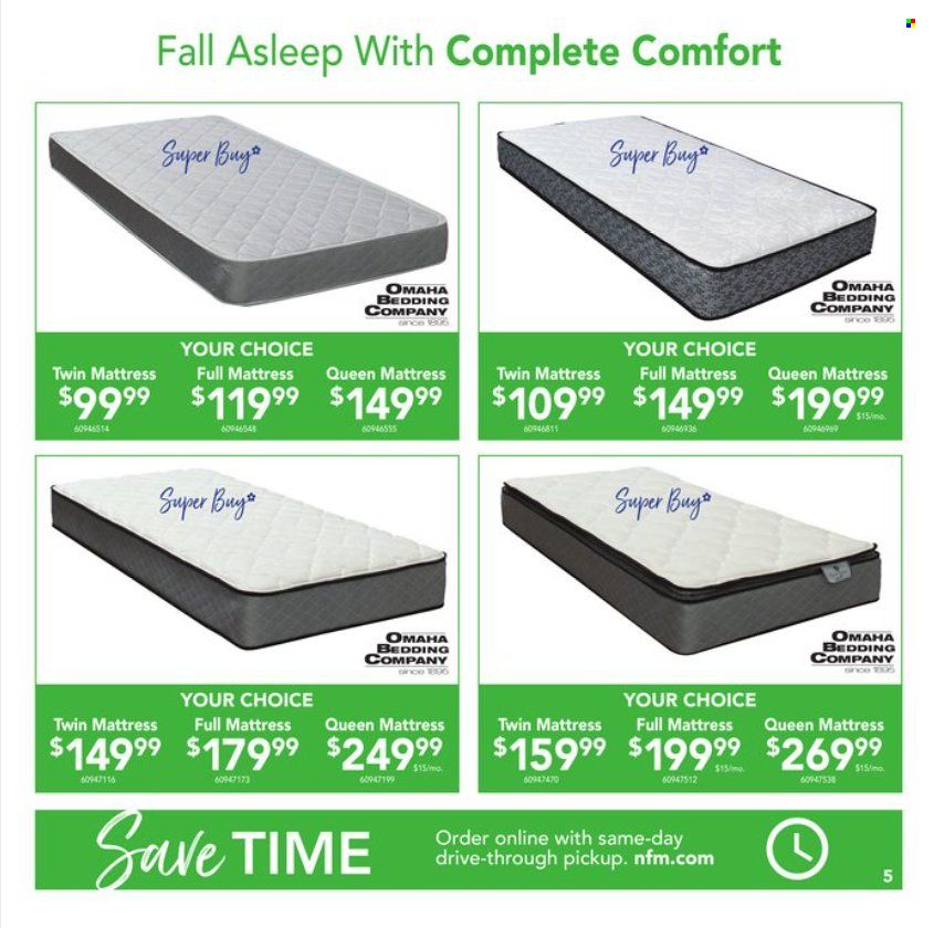 Nebraska Furniture Mart (IA, KS, NE, TX) Weekly Ad Flyer Specials September 30 to October 4, 2022
