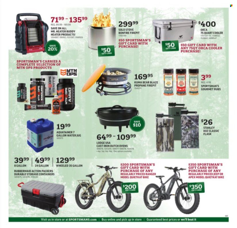 Sportsman's Warehouse Weekly Ad Flyer Specials September 30 to October 16, 2022