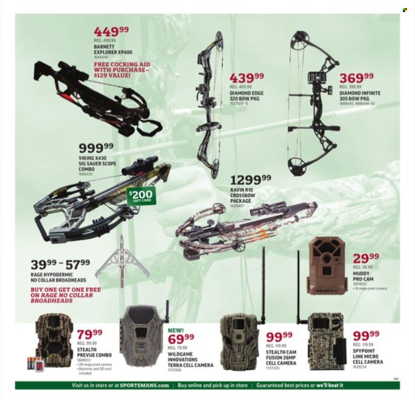 Sportsman's Warehouse Weekly Ad Flyer Specials September 30 to October 16, 2022