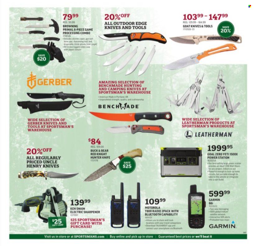 Sportsman's Warehouse Weekly Ad Flyer Specials September 30 to October 16, 2022