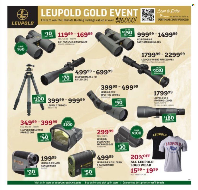 Sportsman's Warehouse Weekly Ad Flyer Specials September 30 to October 16, 2022