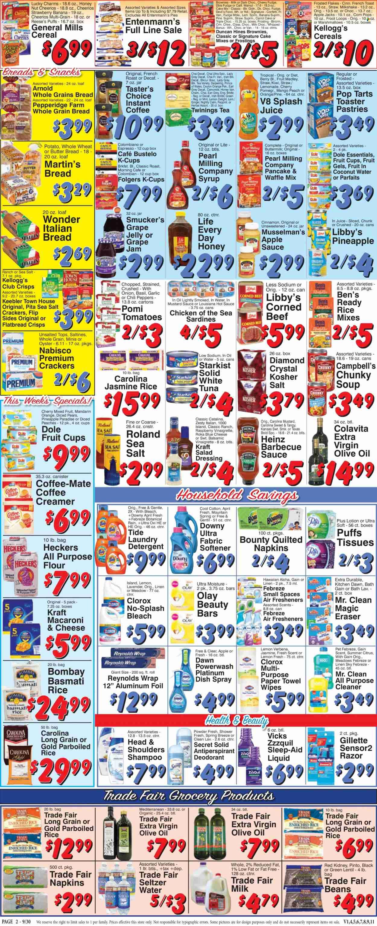Trade Fair Supermarket (NY) Weekly Ad Flyer Specials September 30 to October 6, 2022