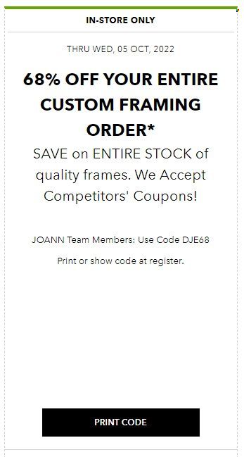 JOANN Weekly Ad Flyer Specials October 5 to October 5, 2022