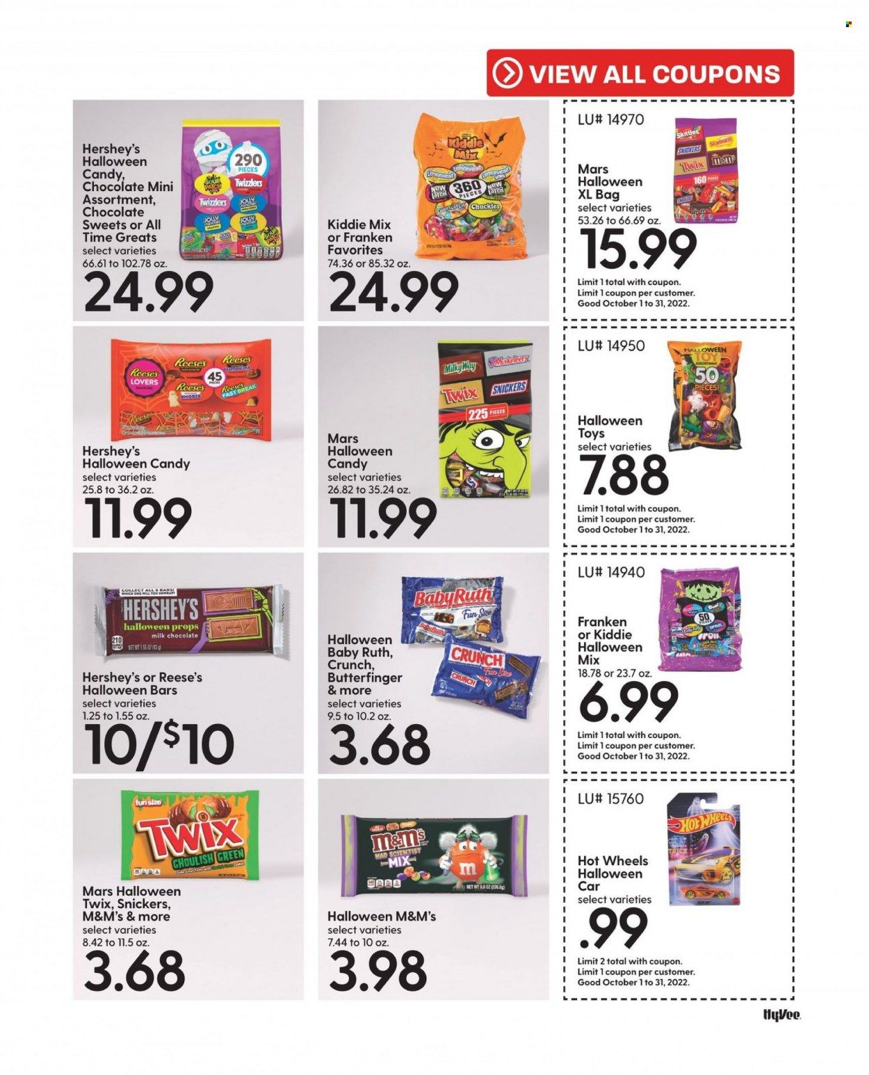 Hy-Vee (IA, IL, MN, MO, SD) Weekly Ad Flyer Specials October 1 to October 31, 2022
