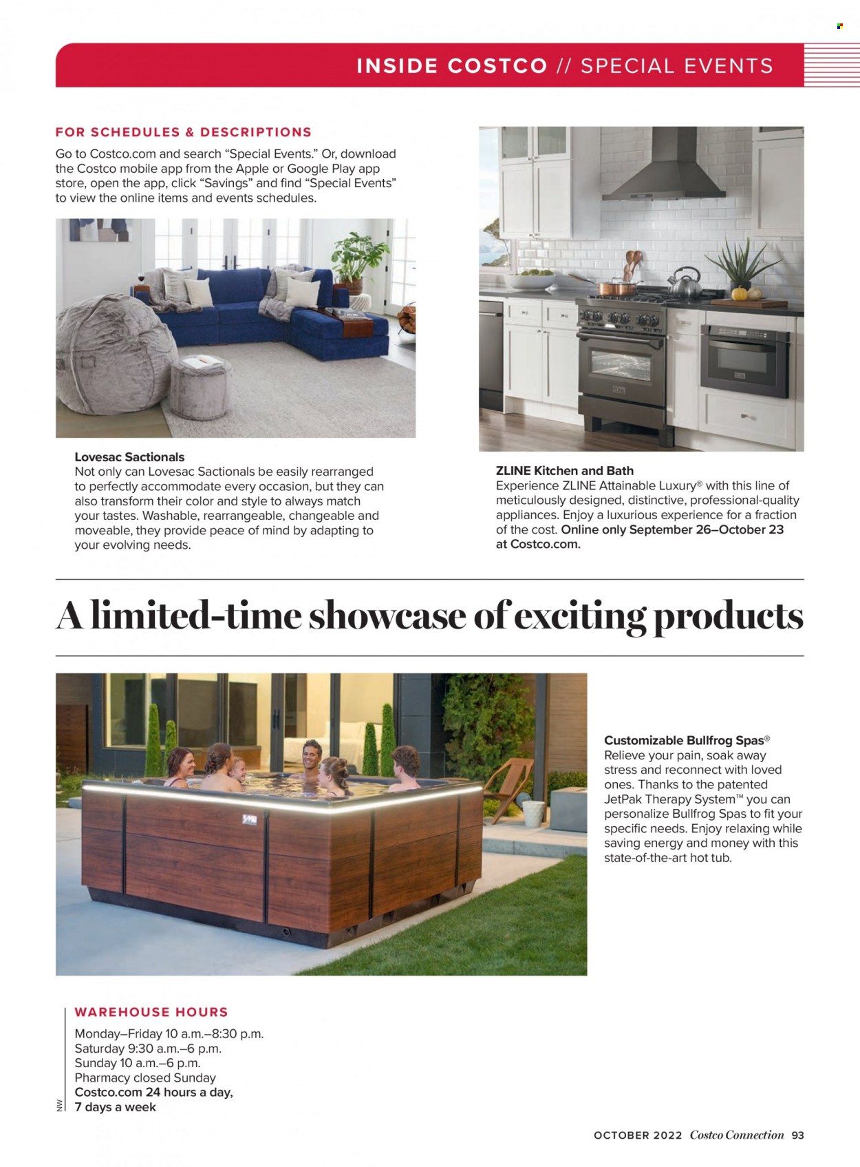 Costco Weekly Ad Flyer Specials October 1 to October 31, 2022