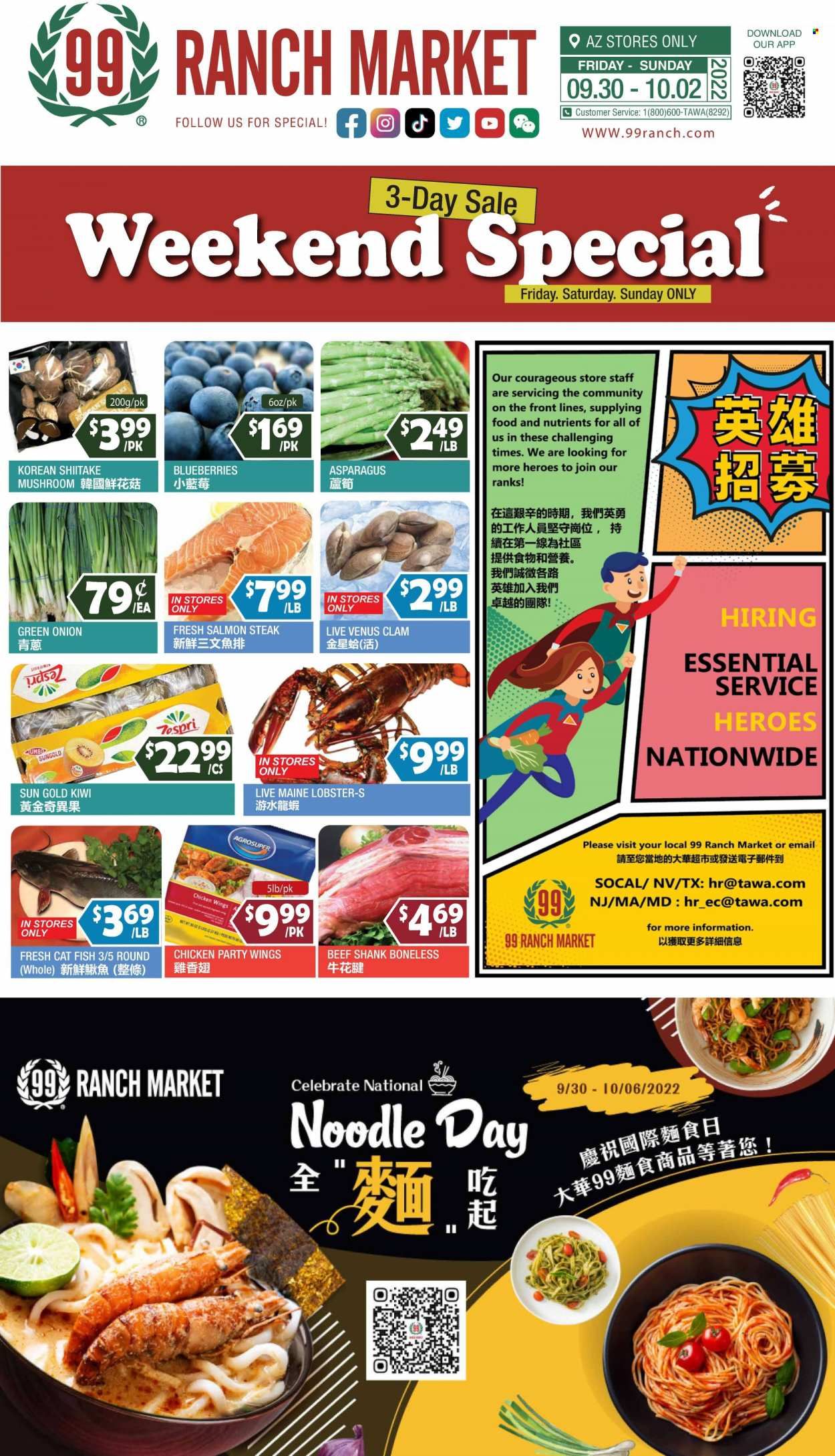99 Ranch Market (19) Weekly Ad Flyer Specials September 30 to October 6, 2022